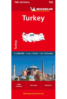 Turkey, Michelin National Map 758