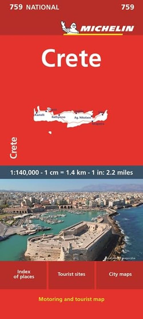 Crete, Michelin National Map 759