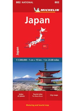 Japan, Michelin National Map 802