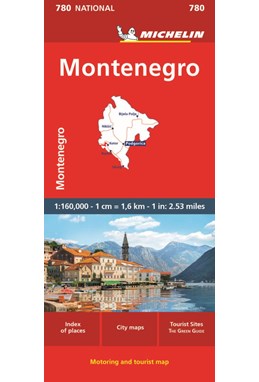 Montenegro, Michelin National Map 780
