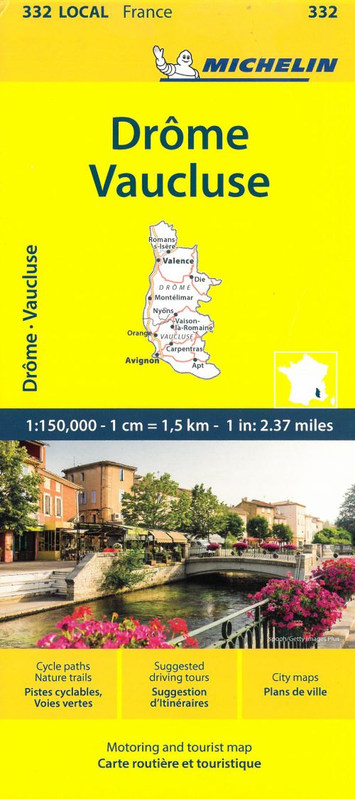 France blad 332: Drome, Vaucluse 1:150.000