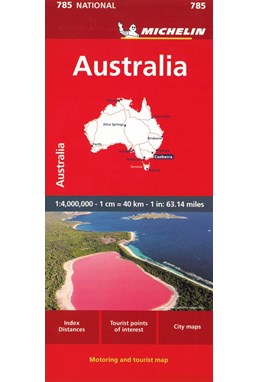 Australia, Michelin National Map 785