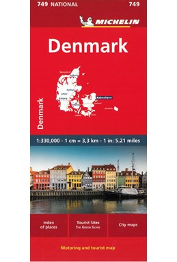 Denmark - Danmark, Michelin National Map 749