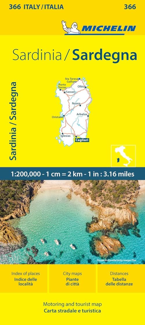 Italy Blad 366: Sardegna - Sardinia 1:200.000