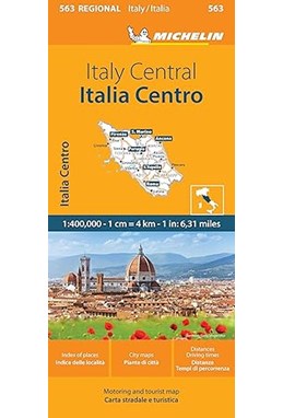 Michelin Italy Blad 563: Central Italy