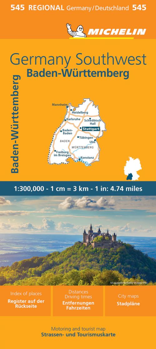 Michelin Germany Blad 545: Germany Southwest