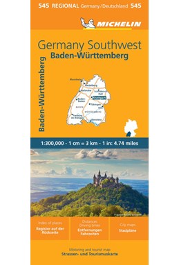 Michelin Germany Blad 545: Germany Southwest