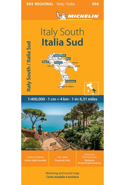 Michelin Italy Blad 564: Southern Italy