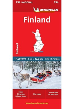 Finland, Michelin National Map 754