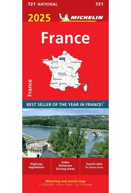France 2025, Michelin National Map 721