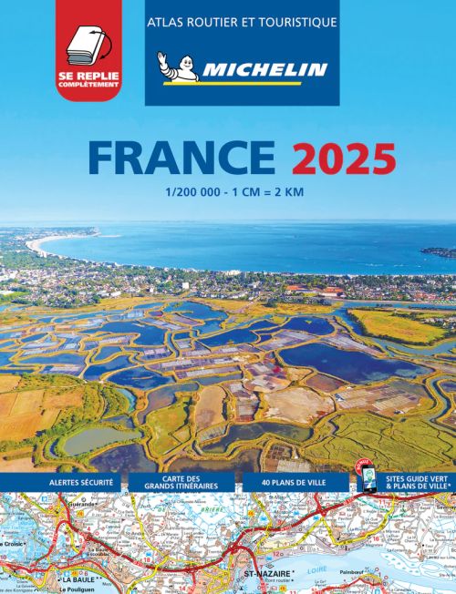 France 2025, Michelin Tourist & Motoring Atlas (Multi-flex)