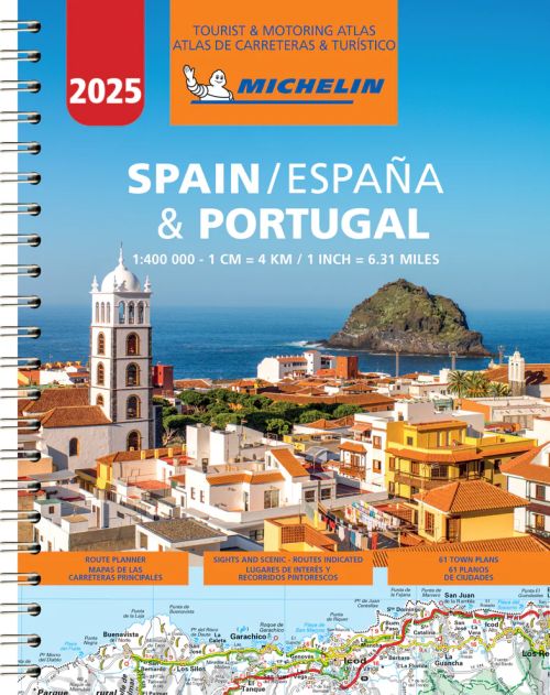 Spain & Portugal 2025, Michelin Tourist & Motoring Atlas