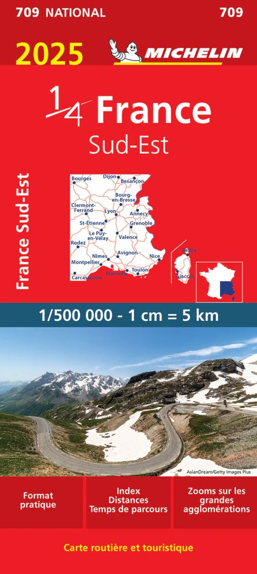 France Southeastern 2025, Michelin National Map 709
