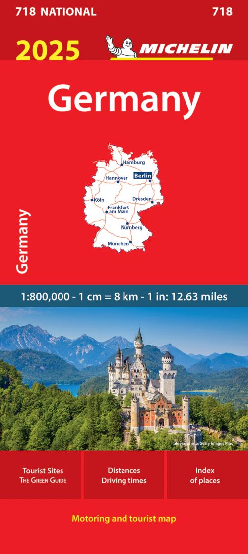 Germany 2025, Michelin National Map 718