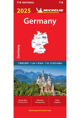 Germany 2025, Michelin National Map 718