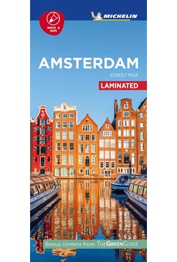 Amsterdam Street Map Laminated