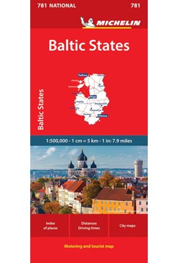 Baltic States, Michelin National Map 781
