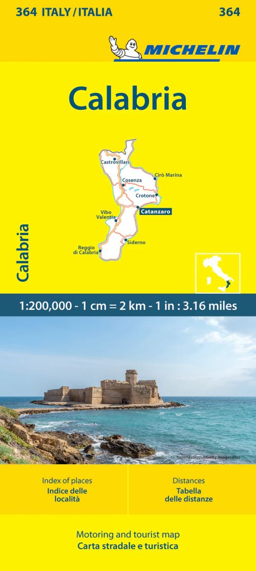 Italy blad 364: Calabria 1:200.000