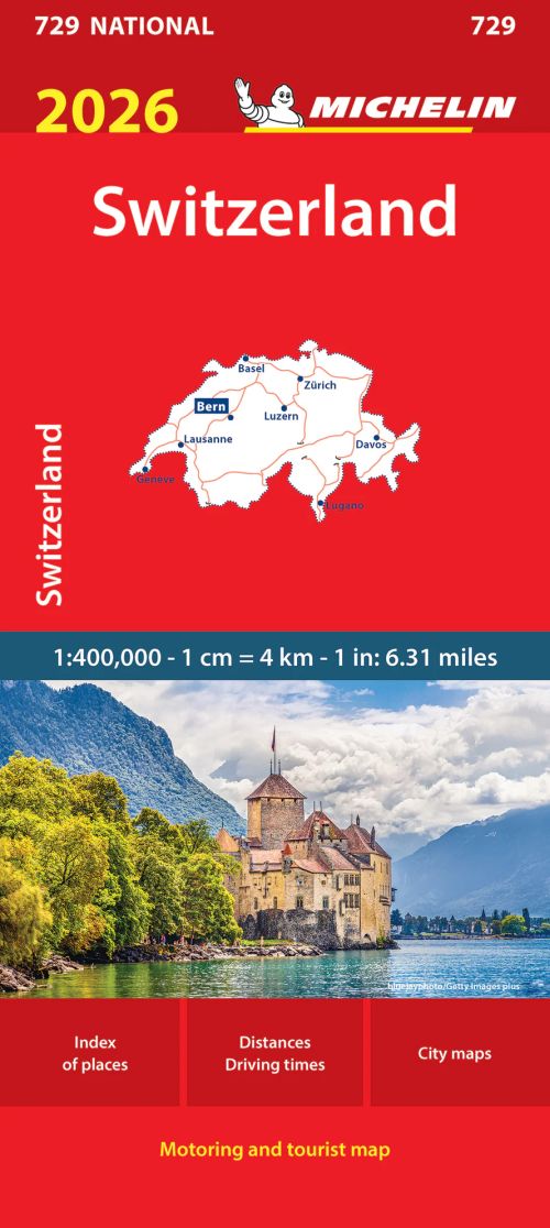 Switzerland 2026, Michelin National Maps 729
