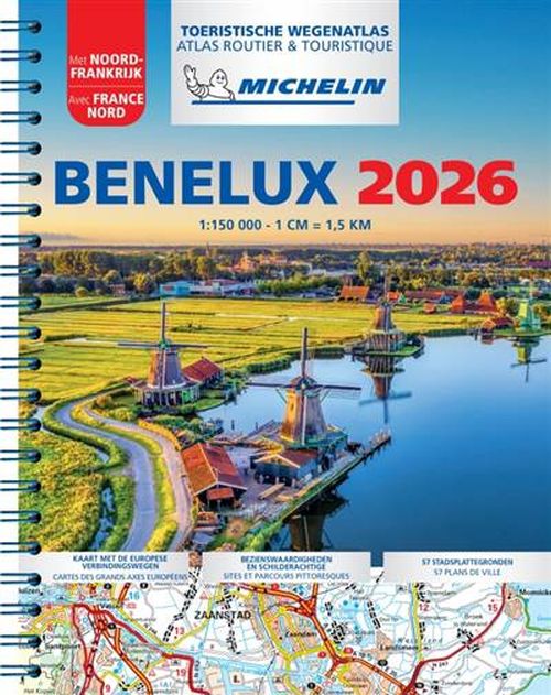 Benelux 2026, Michelin Tourist & Motoring Atlas (A4)