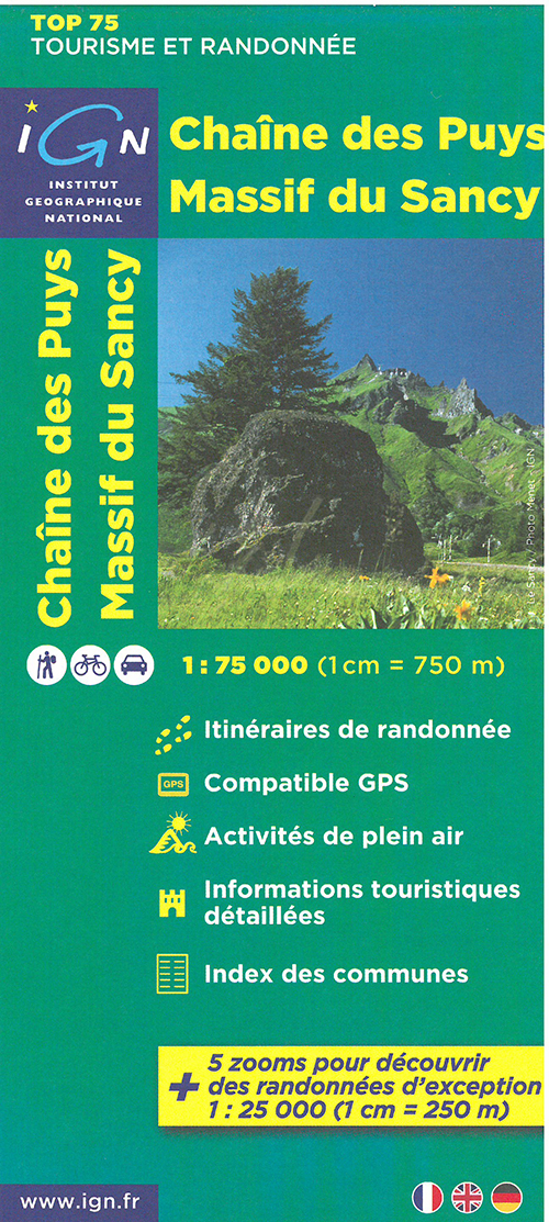 TOP75: 75015 Chaîne des Puys - Massif du Sancy