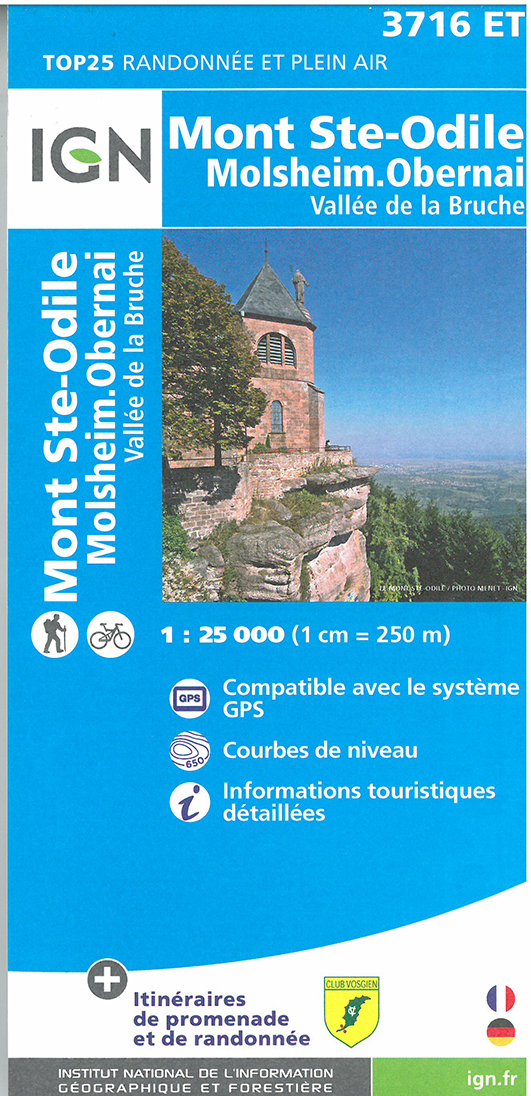 TOP25: 3716ET Mont Sainte-Odile - Molshem - Obernai