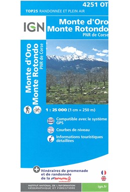 TOP25: 4251OT Monte d'Oro - Monte Rotondo, Parc National de Corse