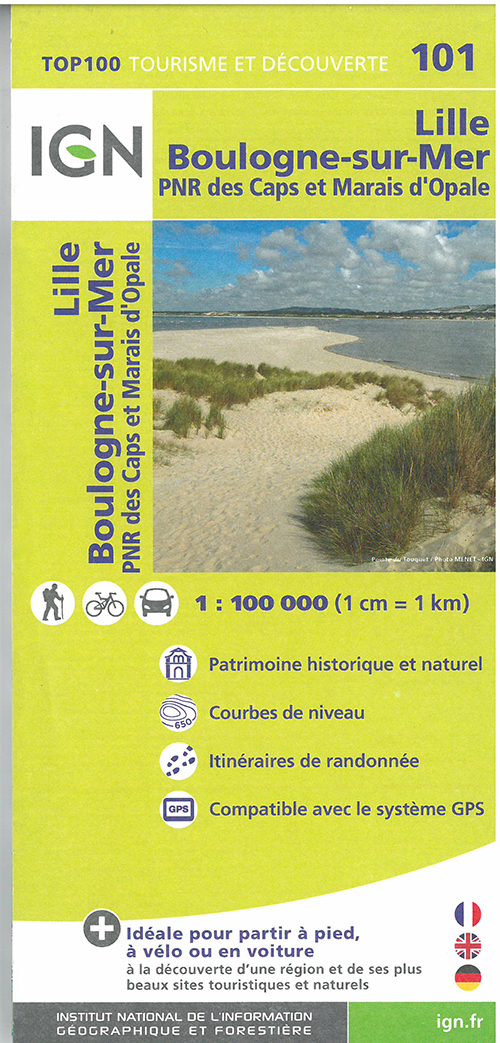 TOP100: 101 Lille - Boulogne-sur-Mer: Parc National des Caps et Marais d'Opale