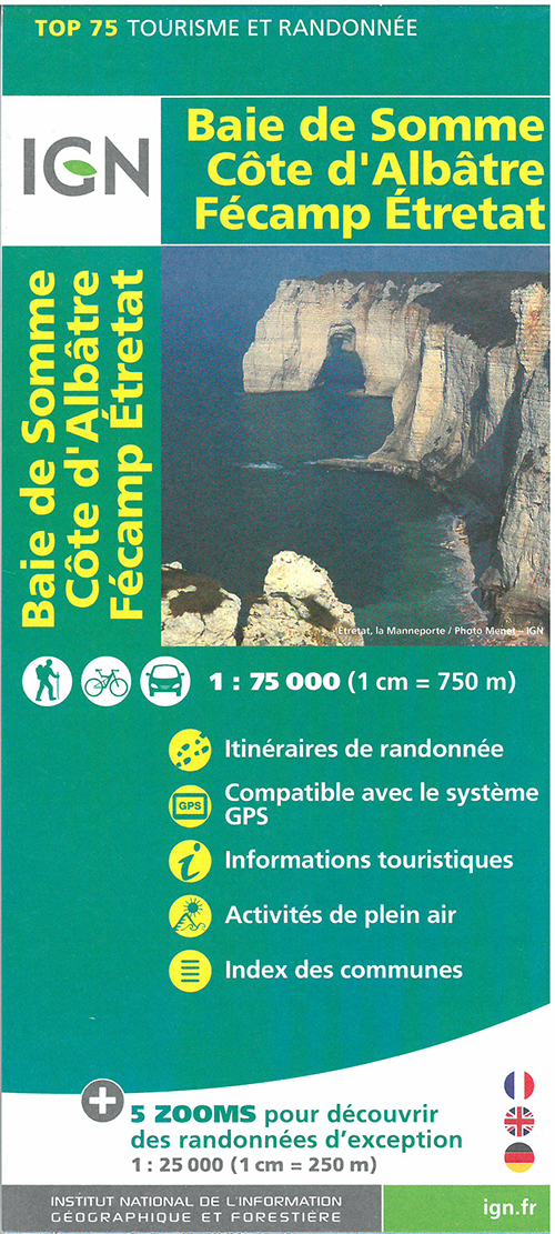 TOP75: 75036 Baie de Somme - Côte d'Albâtre - Fécamp - Etretat