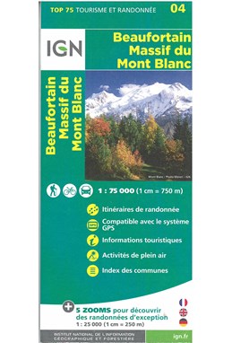 TOP75: 75004 Beaufortain Massif du Mont Blanc
