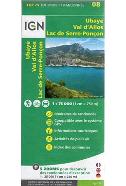 TOP75: 75008 Ubaye - Val d'Allons - Lac de Serre-Poncon