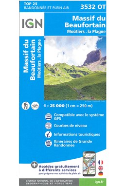TOP25: 3532OT Massif du Beaufortin - Moûtiers - La Plagne