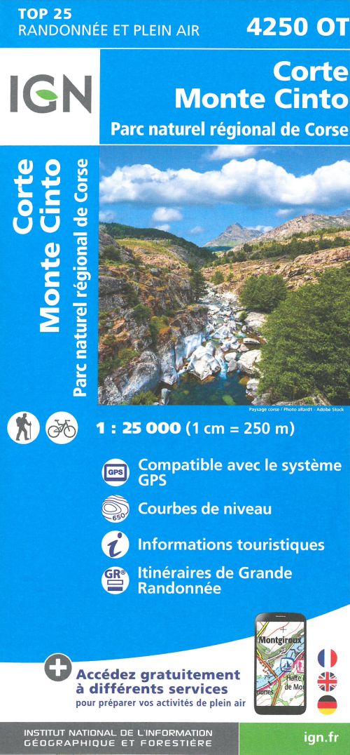 TOP25: 4250OT Corte - Monte Cinto, Parc National de Corse