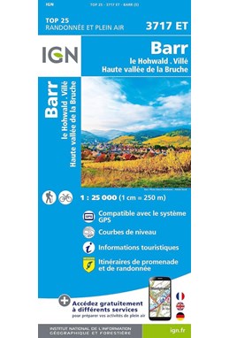 TOP25: 3717ET: Barr - Le Howald - Villé - Vallée de la Bruche
