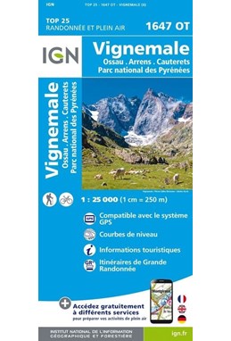 TOP25: 1647OT Vignemale - Ossau - Arrens - Cauterents, Parc National des Pyrénées