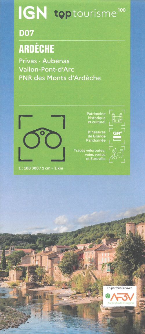 TOP100: D07: Ardeche - Privas Aubenas Vallon-Pont-d'Arc PNR des Monts d'Ardeche