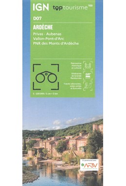 TOP100: D07: Ardeche - Privas Aubenas Vallon-Pont-d'Arc PNR des Monts d'Ardeche