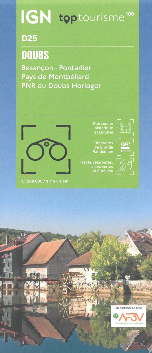 TOP100: D25: Doubs - Besancon Pontarlier Pays de Montbeliard PNR du Doubs Horloger
