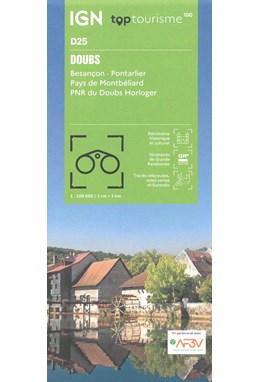 TOP100: D25: Doubs - Besancon Pontarlier Pays de Montbeliard PNR du Doubs Horloger
