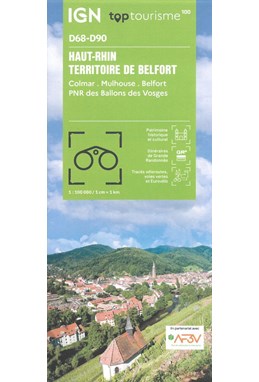 TOP100: D68-D90: Haut-Rhin / Territoire de Belfort - Colmar Mulhouse Belfort - PNR des Ballons des Vosges