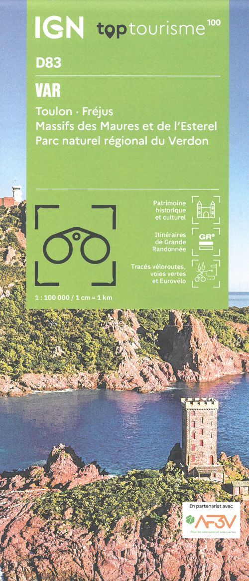TOP100: D83: Var - Toulon Frejus Massif des Maures et l'Esterel Parc naturel regional du Verdon