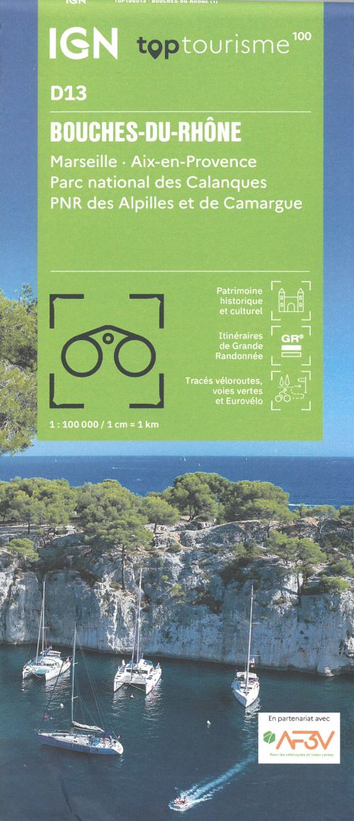 TOP100: D13: Bouches-du-Rhône - Marseille Aix-en-Provence - Parc national des Calanques PNR des Alpilles et de Camargue