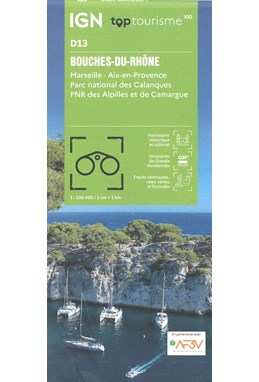 TOP100: D13: Bouches-du-Rhône - Marseille Aix-en-Provence - Parc national des Calanques PNR des Alpilles et de Camargue