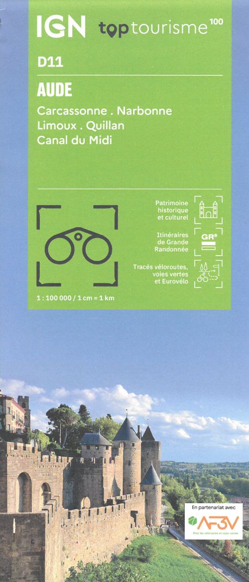 TOP100: D11: Aude - Carcassonne Narbonne Limoux Quillan Canal du Midi