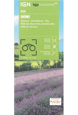 TOP100: D26: Drome - Valence Montelimar Die PNR des Baronnies provencales PNR du Vercors