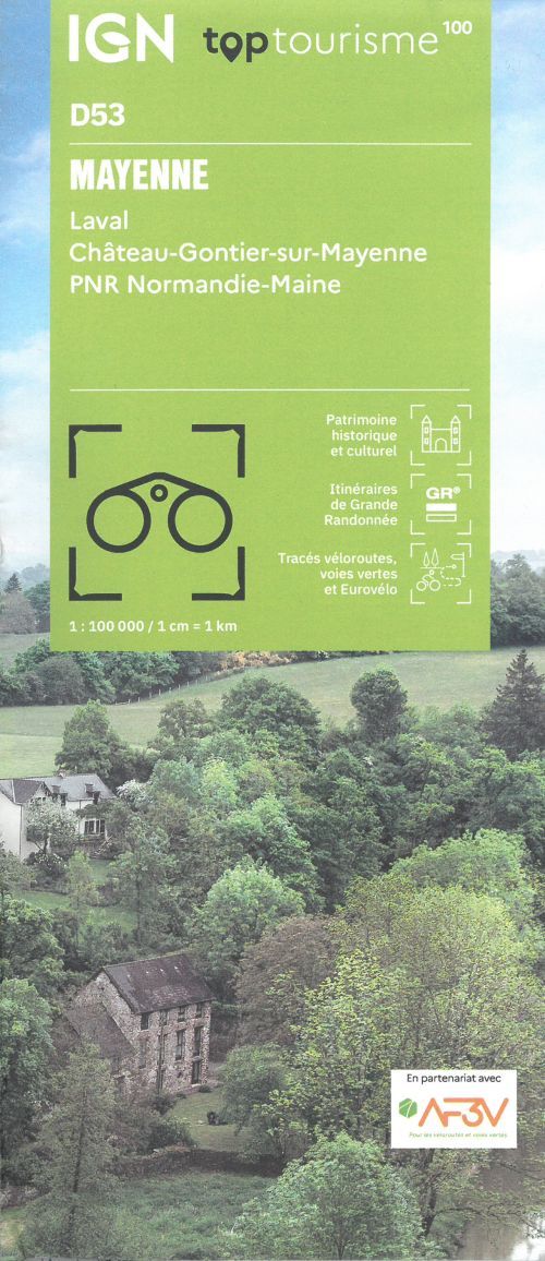 TOP100: D53: Mayenne - Laval Chateau-Gontier-sur-Mayenne - PNR Normandie-Maine