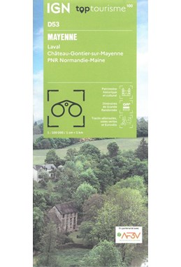 TOP100: D53: Mayenne - Laval Chateau-Gontier-sur-Mayenne - PNR Normandie-Maine