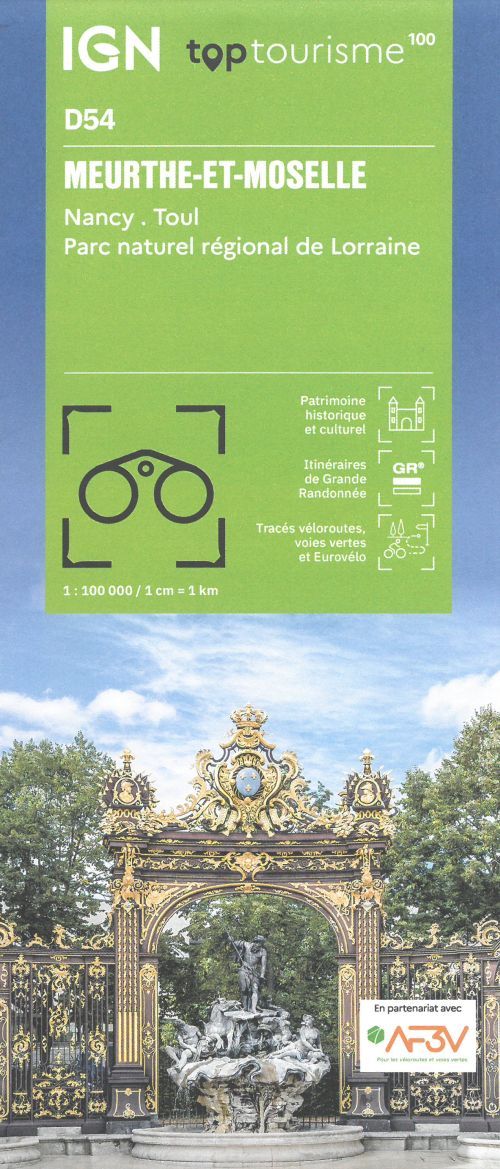 TOP100: D54: Meurthe-et-Moselle - Nancy Toul Parc naturel regional de Lorraine
