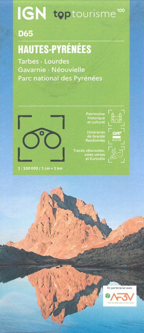 TOP100: D65: Hautes-Pyrenees - Tarbes Lourdes Gavarnie Neouvielle Parc national des Pyrenees