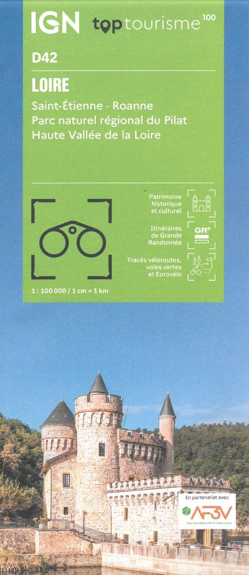 TOP100: D42: Loire - Saint-Etienne Roanne Parc naturel regional du Pilat Haute Vallee de la Loire